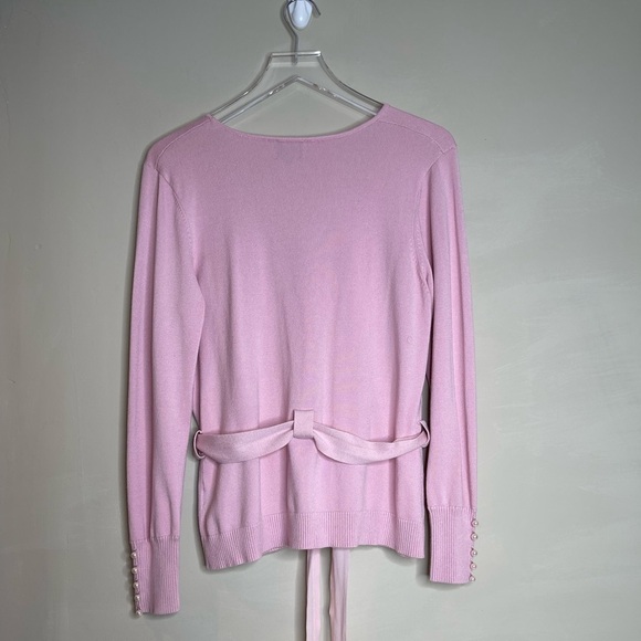 Colour Works pink cardigan - Picture 4 of 11
